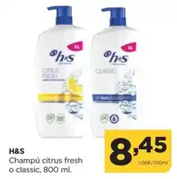Alimerka H&s - champu citrus fresh o classic oferta