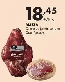 Supermercados Lupa Alteza - centro de jamon serrano gran reserva oferta