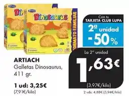 Supermercados Lupa Artiach - galletas dinosaurus oferta