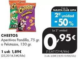 Supermercados Lupa Cheetos - aperitivos pandilla oferta
