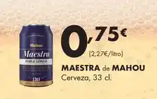 Supermercados Lupa Mahou - cervesa oferta