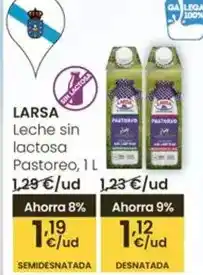 Eroski Larsa - leche sin lactosa pastoreo oferta