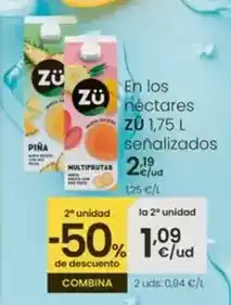 Eroski Zu - en los nectares oferta