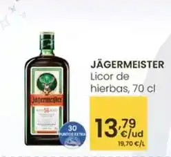 Eroski Jagermeister - licor de hierbas oferta