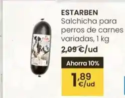 Eroski Estarben - salchicha para perros de carnes variadas oferta