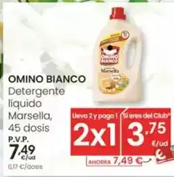 Eroski Omino bianco - detergente líquido marsella oferta