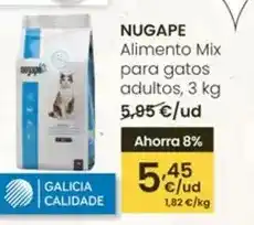 Eroski Nugape - alimento mix para gatos adultos oferta