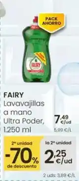 Eroski Fairy - lavavajillas a mano ultra poder oferta