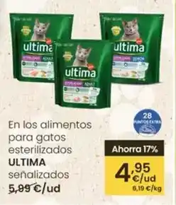 Eroski Affinity - en los alimentos para gatos esterilizados última senalizados oferta