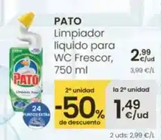 Eroski Pato - limpiador liquido para wc frescor oferta