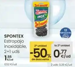 Eroski Spontex - estropajo inoxidable oferta