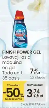 Eroski Finish - power gel oferta