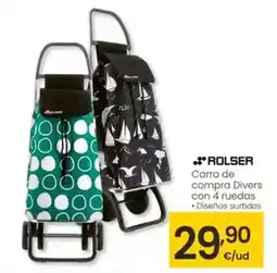 Eroski Rolser - carro de compra divers con 4 ruedas oferta