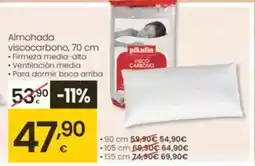 Eroski Pikolin - almohada viscocarbono oferta
