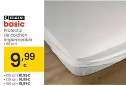 Eroski Eroski basic - protector de colchon impermeable oferta