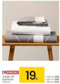 Eroski Eroski - juego de sabanas oferta