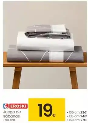 Eroski Eroski - juego de sabanas oferta