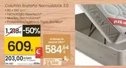 Eroski Pikolin - colchón bretana normablock oferta