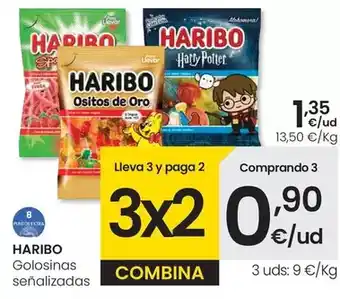 Eroski Haribo - golosinas senalizados oferta