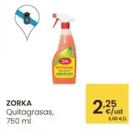 Eroski Zorka - quitagrasas oferta