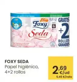 Eroski Foxy - seda papel higiénico oferta