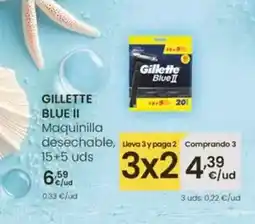 Eroski Gillette - maquinilla desechable oferta