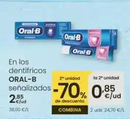 Eroski Oral b - en los dentifricos senalizados oferta