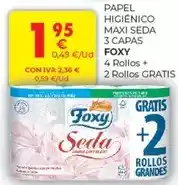 CashDiplo Foxy - papel higienico maxi seda 3 capas oferta