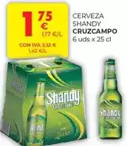 CashDiplo Cruzcampo - cerveza shandy oferta