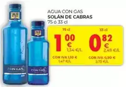 CashDiplo Solán de cabras - agua con gas oferta