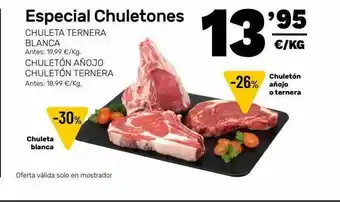 AhorraMas Especial Chuletones oferta