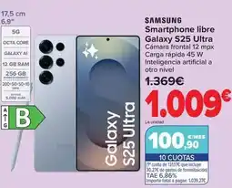 Carrefour Samsung - smartphone libre galaxy s25 ultra oferta