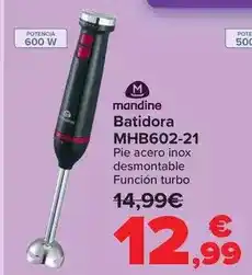 Carrefour Mandine - batidora mhb602-21 oferta