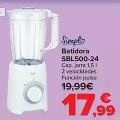 Carrefour Simply - batidora sbl500-24 oferta
