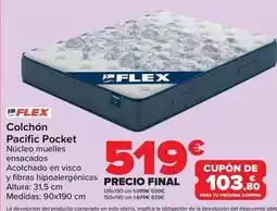 Carrefour Flex - colchón pacific pocket oferta
