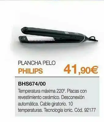 Expert Plancha Pelo Philips oferta