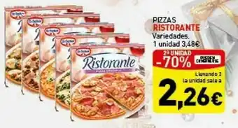 Hiperber 2a Unidad -70% Pizzas Ristorante oferta