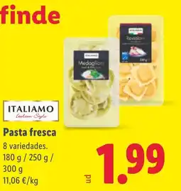 Lidl ITALIAMO Pasta fresca oferta