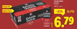 Lidl ESTRELLA GALICIA Cerveza oferta