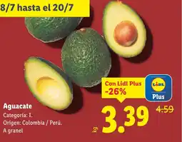 Lidl Aguacate oferta