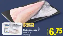 Lidl Filetes de dorada oferta