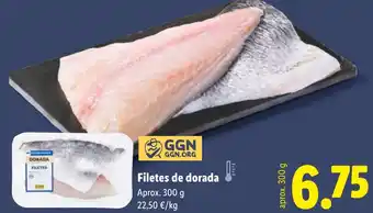Lidl Filetes de dorada oferta