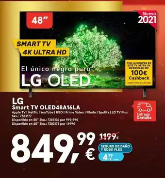 Worten Lg Smat Tv Oled48a16la oferta