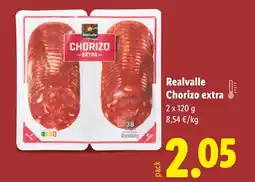 Lidl REALVALLE Chorizo extra oferta