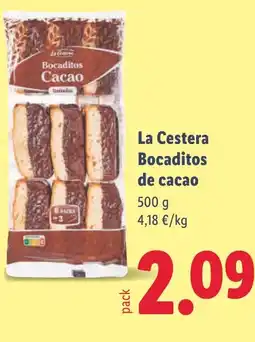 Lidl LA CESTERA Bocaditos de cacao oferta