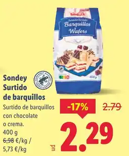 Lidl SONDEY Surtido de barquillos oferta