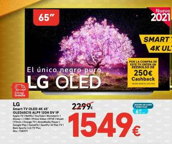 Worten Lg Smart Tv Oled 4k 65 oferta
