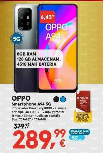 Worten Oppo Smartphone A94 5g oferta