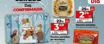 Dia Supermercados Pastas Surtidas De Navidad Dia Dulce Noel Nueces Peladas De Naturmundo oferta