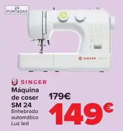 Carrefour Singer - máquina de coser sm24 oferta
